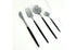 Deluxe Cutlery Set - Black & Silver