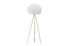 Feather Tripod Floor Lamp White Shade Gold Metal Base 150cm Designer