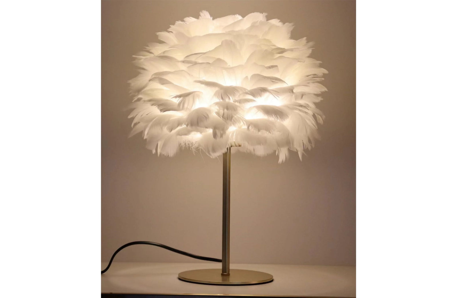 Feather Table Lamp