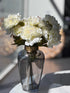 Artificial Bloomed Peony Bunch – Set of 2 Bunches – 45cm with 5 Flowers Each - White