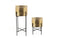 Hope Planter - Gold - Set of 2