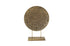 Round Pressed Gold Table Decor - Gold