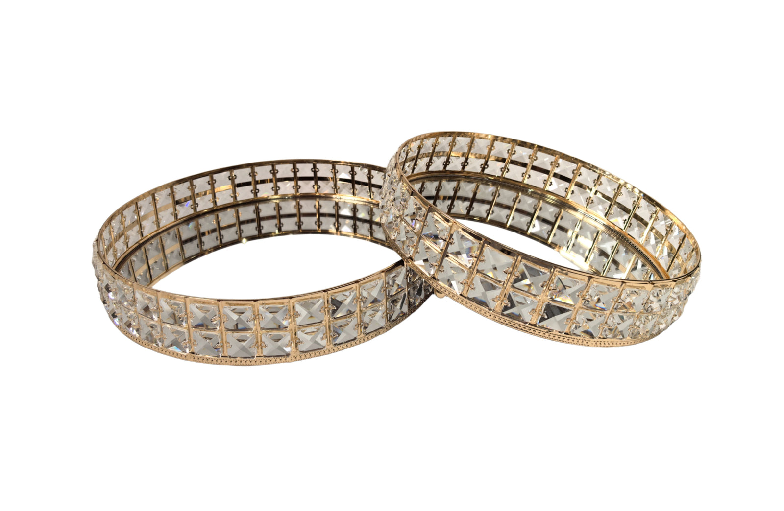 Katie Tray - Round - Large - Gold
