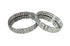 Katie Tray - Round - Set of 2 - Silver