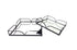 Willow Square Tray - Large - Black