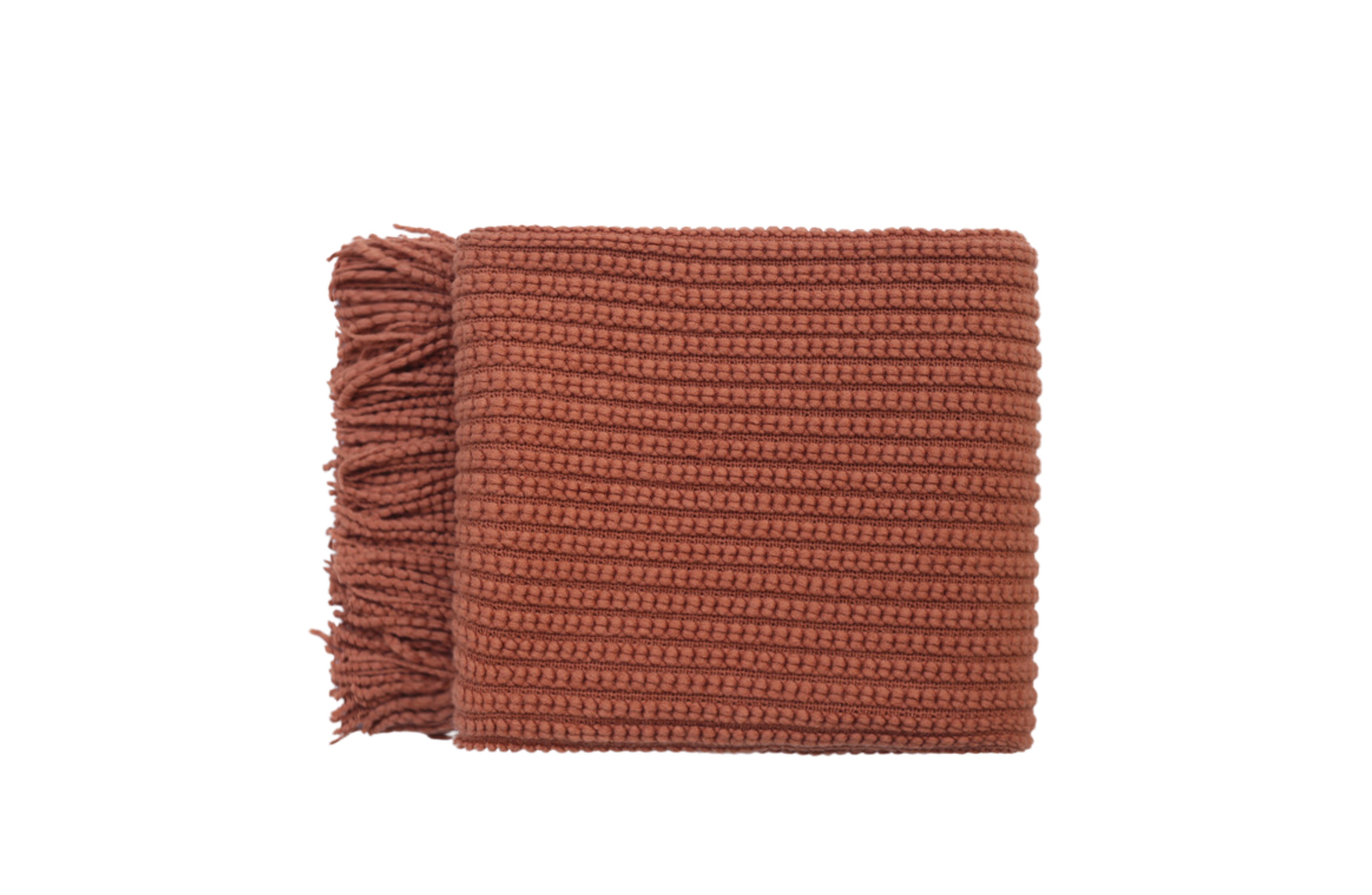 Levi Throw Rug Blanket - Orange