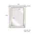 Silver Beaded Framed Mirror - Rectangle 80cm x 110cm