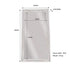 White Beaded Framed Mirror - X Large 190cm x 100cm