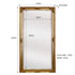 Deluxe French Provincial Ornate Mirror - Gold - X large 210cm x 110cm
