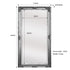 Deluxe French Provincial Ornate Mirror - Silver - X large 210cm x 110cm