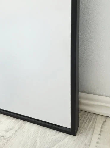 Black Metal Arch Mirror -  Small 80cm x 100cm