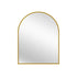 Gold Metal Arch Mirror  - Small 80cm x 100cm