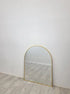 Gold Metal Arch Mirror  - Small 80cm x 100cm