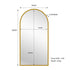 Gold Metal Arch Mirror  - X Large 100cm x 200cm