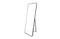 Metal Rectangle Black Free Standing Mirror - 50cm x 170cm