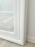 Window Style Mirror - White Rectangle 100cm x 200cm