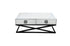 Athens Mirrored Coffee Table- Black Legs