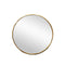 Metal Round Mirror 80cm - Gold