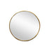 Metal Round Mirror 80cm - Gold