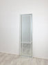 White Beaded Framed Mirror - Free Standing 50cm x 170cm