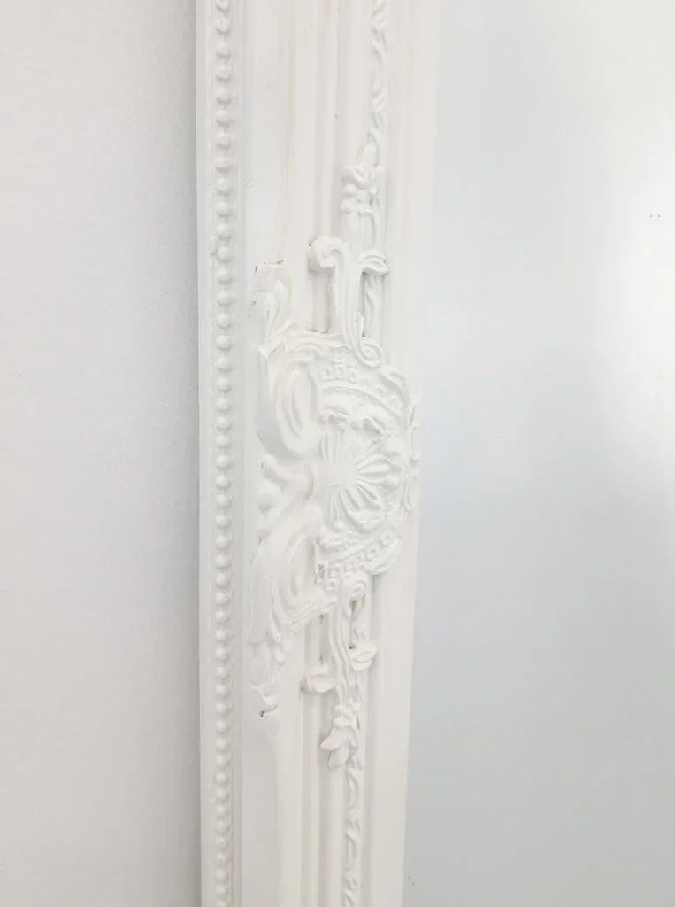 French Provincial Ornate Mirror - White - Small 80cm x 110cm