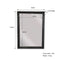 French Provincial Ornate Mirror - Black - Small  80cm x 110cm