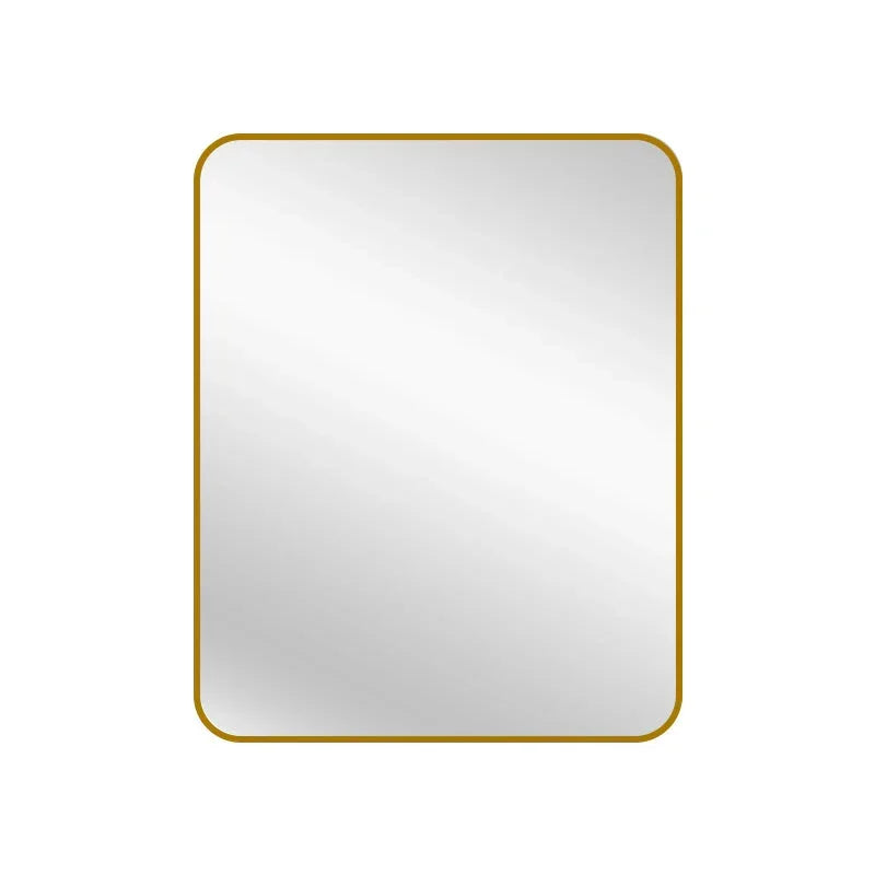 Gold Metal Rectangle Mirror - Small 80cm x 100cm