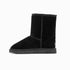 Ugg Boots Genuine Australian Sheepskin Unisex Short Classic Suede (Black, EU37)