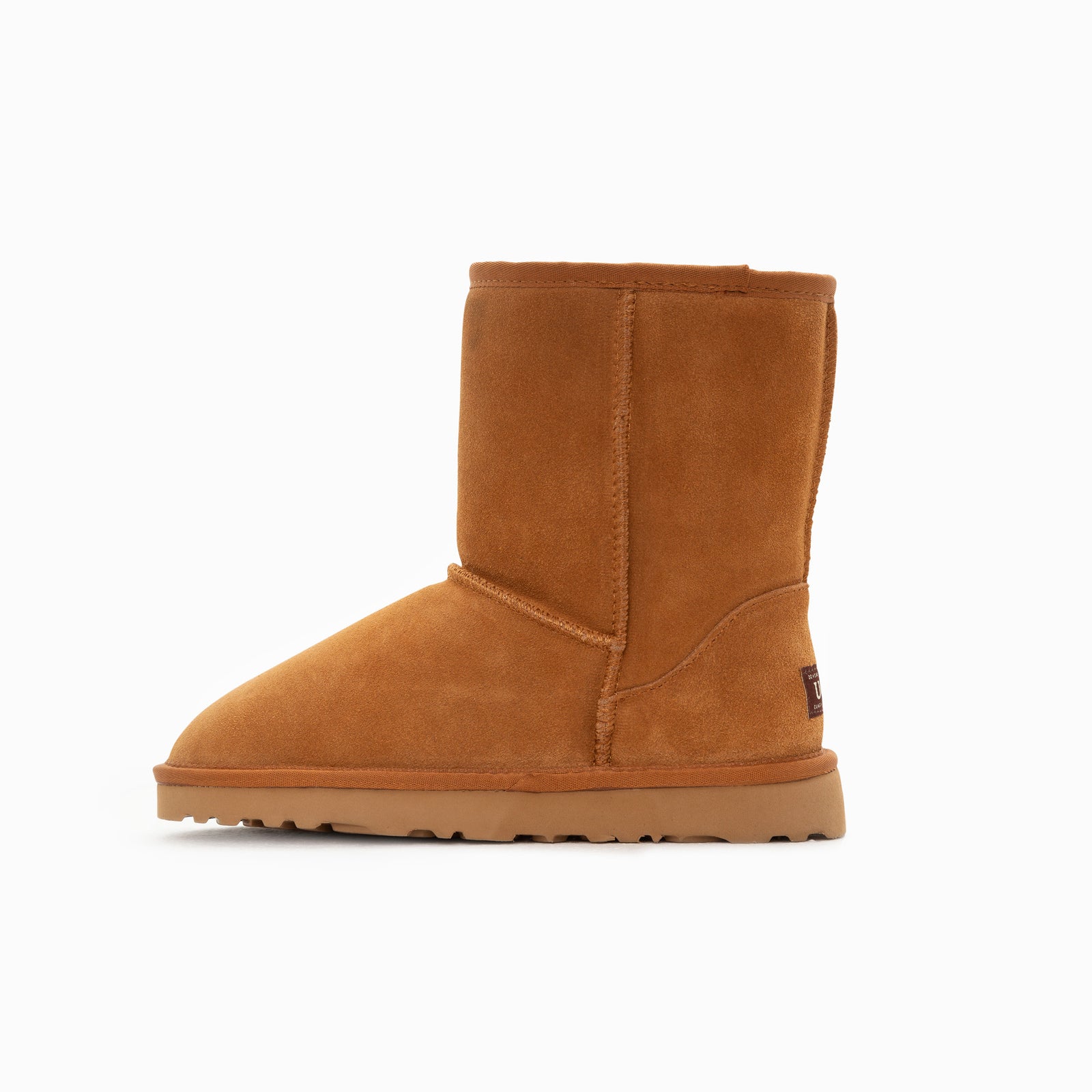 Ugg Boots Genuine Australian Sheepskin Unisex Short Classic Suede (Chestnut, EU41)