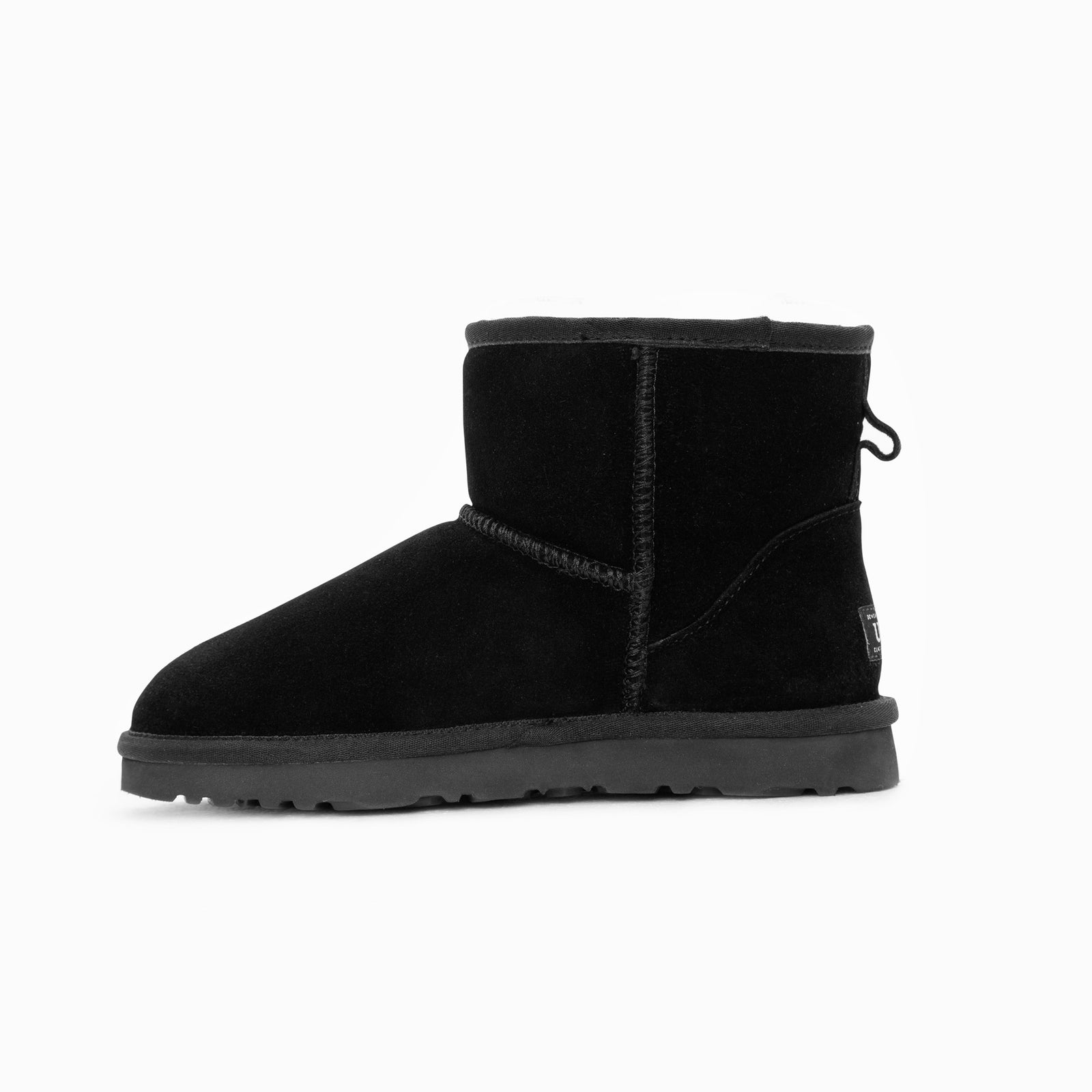 Ugg Boots Genuine Australian Sheepskin Unisex Mini Classic Suede (Black, EU36)