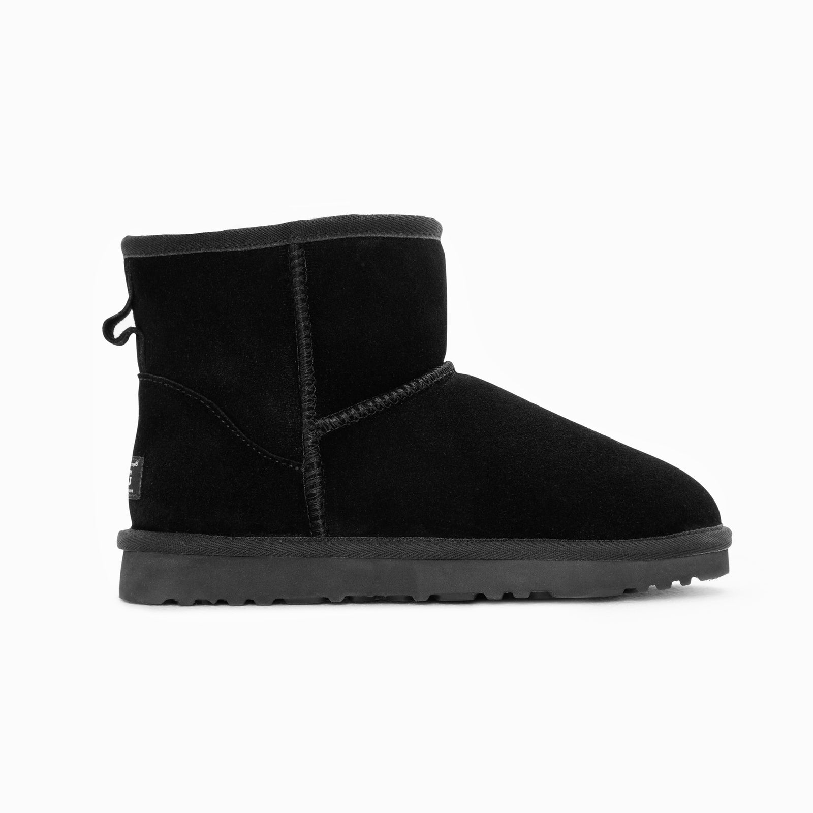 Ugg Boots Genuine Australian Sheepskin Unisex Mini Classic Suede (Black, EU44)