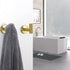 2 Pcs Wall Mount Bathroom Towel Hooks Holder Cloth Hanger Hook Kitchen Door Hanger Gold