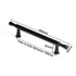 Black Zinc Kitchen Cabinet Handles Drawer Bar Handle Pull 128mm