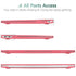 MacBook Air 13 Inch Case 2020 2019 2018, A1932, A2179, A2337 Shell Case Keyboard Cover Pink
