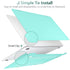 MacBook Air 13 Inch Case 2020 2019 2018, A1932, A2179, A2337 Shell Case Keyboard Cover tiffany blue