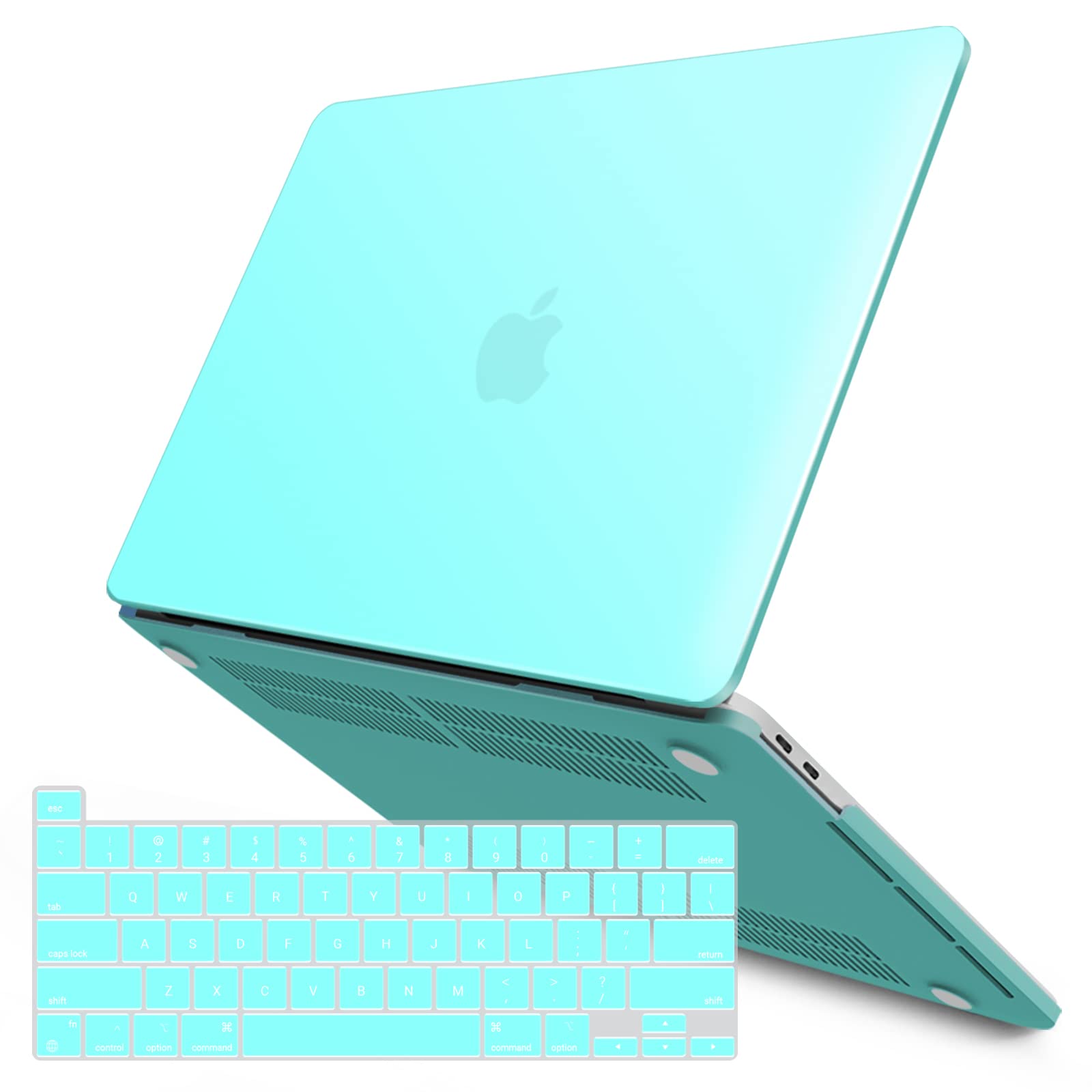 Turquoise MacBook Pro 13 Inch Case 2016-2023 M1 M2 A2338 A2289 A2251 A2159 Hard Shell Case Keyboard Cover