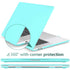 Turquoise MacBook Pro 13 Inch Case 2016-2023 M1 M2 A2338 A2289 A2251 A2159 Hard Shell Case Keyboard Cover