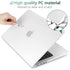 Suitable for  MacBook Pro 16 inch Case 2023 2022 2021 M2 A2780 A2485 M1 Pro/Max Hard Shell Case Keyboard Cover White