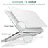 Suitable for  MacBook Pro 16 inch Case 2023 2022 2021 M2 A2780 A2485 M1 Pro/Max Hard Shell Case Keyboard Cover White