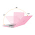 Suitable for  MacBook Pro 16 inch Case 2023 2022 2021 M2 A2780 A2485 M1 Pro/Max Hard Shell Case Keyboard Cover Pink