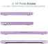 Suitable for  2023 2022 MacBook Air 13 inch case M2 Model A2681 Hard Shell Case Keyboard Cover Purple