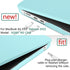 Suitable for  2023 2022 MacBook Air 13 inch case M2 Model A2681 Hard Shell Case Keyboard Cover Turquoise