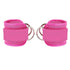 2x Adjustable Ankle Straps for Cable Machines D-Rings Gym Cuff Kickbacks Glute Workouts Leg Extensions Straps Hip Pink