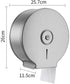 Commercial Restaurant Stainless Steel Toilet Paper Tissue Holder Dispenser Chrome