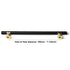 Luxury Design Kitchen Cabinet Handles Drawer Bar Handle Pull Black 192mm