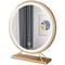 Touch Screen Table Desktop LED Light Vanity Mirror Makeup Mirror Round Mirror 40cm