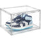 1 Pack Large Acrylic Shoe Box Storage Side Door Open Stackable Boxes Transparent Clear Display Case