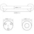 80cm Stainless Steel Handle for Shower Toilet Grab Bar Handle Bathroom Stairway Handrail Elderly Senior Assist
