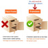 8 Pack 304 Stainless Steel Cabinet Hinges 100 Degree Soft Closing half Overlay Door Hinge Nickel Plated Finish