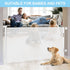 Retractable 1.5M Doorways Hallways Stairs Ba Gate Dog Pet Gate Indoor Outdoor Safety Gates White